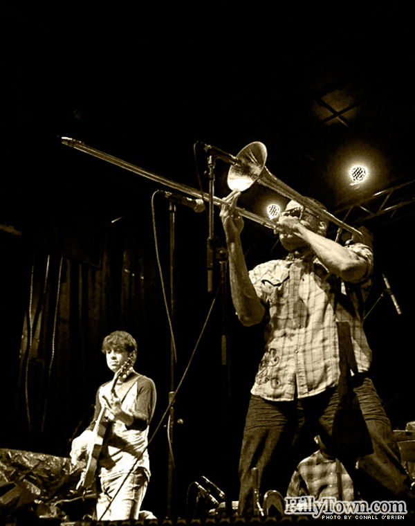 Trombone Shorty performs at Ocean Gateway