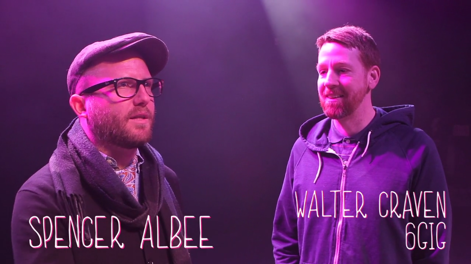 Spencer Albee and Walter Craven of 6gig in a recent video by Knack Factory.